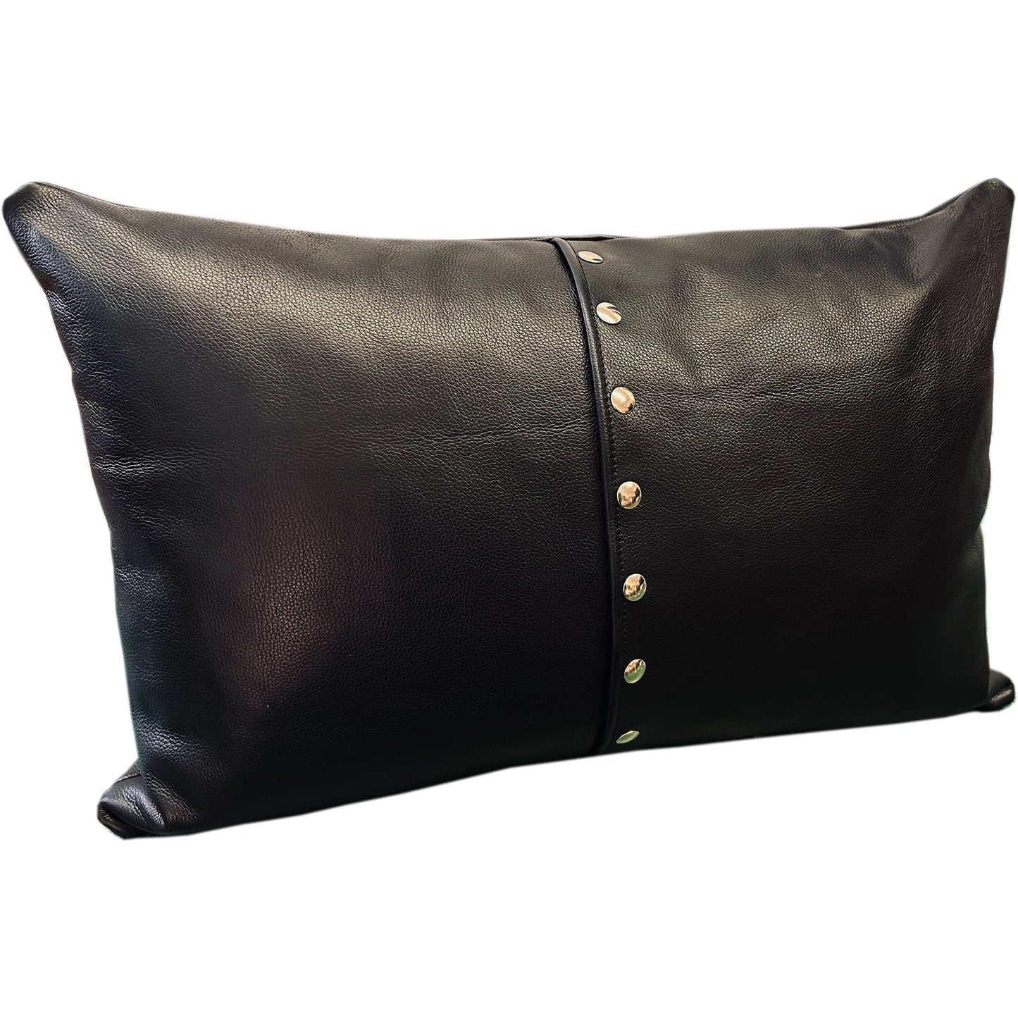 Coussin en cuir/Leather pillow